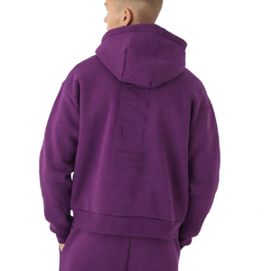 เสื้อสเวตเตอร์ผ้าฟลีซสำหรับผู้ชายและผู้หญิงเสื้อสเวตเตอร์ผ้าคอตตอนหนาใส่ได้ทั้งชายและหญิงมีฮู้ดระบายอากาศได้ดีมีลายพื้นไซส์ใหญ่พิเศษ - Product Image 5