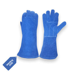 ถุงมือเชื่อมหนังวัวแท้คุณภาพพรีเมียมเสริมความแข็งแรง หนัก 11 ออนซ์ ใช้งานได้หลากหลาย ทนทาน เหมาะสำหรับงานอุตสาหกรรม - Product Image 1