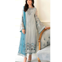 NOUVEAU DESIGNER DE BRODERIE DE STYLE INDIEN LEHNGA GHARARA PELOUSE PRÊT À PORTER SHALWAR KAMEEZ POUR FEMMES VÊTEMENTS DE SOIRÉE À BAS PRIX