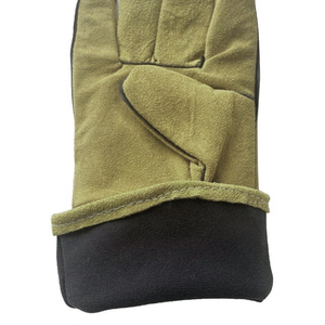 Guantes de Trabajo de Cuero Vacuno de Primera Calidad, Grado A, para Soldadores, Resistentes al Calor, Ignífugos, Multiusos - Product Image 6