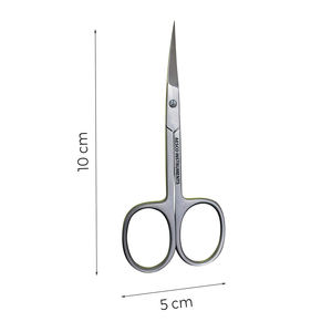 Ciseaux à ongles extra-affûtés de qualité supérieure, ciseaux à cuticules avec lames courbées, étui en cuir, adaptés aux utilisateurs droitiers/gauchers, 3,5 pouces - Product Image 2