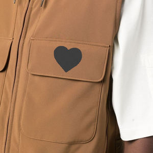 Blouson Bomber Chaud Personnalisé Utilitaire Col Montant à Capuche Coupe-Vent Respirant Veste d'Hiver pour Hommes Blouson de Travail Veste Gonflée Avant - Product Image 5