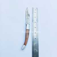 Couteau pliant de camping de haute qualité OEM en vente chaude couteau de poche tactique damas avec manche en bois d'olivier