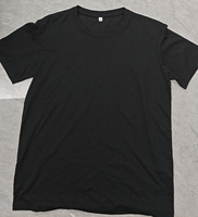 T-shirts pour hommes T-shirt avec logo personnalisé en coton Cvc à manches courtes, couleur unie, grande taille, mode quotidienne pour hommes