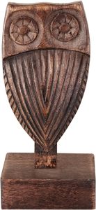 Cadeau de noël en bois hibou porte-lunettes support lecture table de chevet lunettes retenue cadeaux pour femmes hommes maman papa voiture - Product Image 4