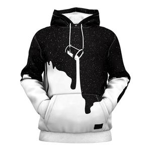 Sweats à capuche en coton élégants pour hommes avec logo uni par sublimation sur mesure pour la saison d'automne en vente! - Product Image 1