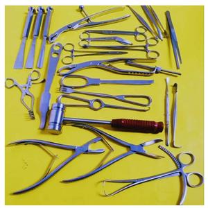 Juego de cirugía ortopédica básica de 25 piezas Instrumentos quirúrgicos manuales calidad germen Premium fabricado en acero inoxidable de alta demanda - Product Image 4