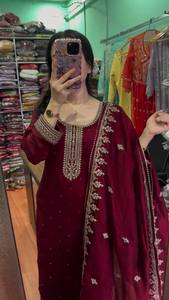 ชุดแต่งกายสำหรับนักออกแบบงานปาร์ตี้แต่งด้วยชุดปัก - Product Image 4