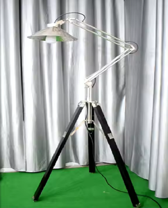 Stylish <b>Industrial</b> Indoor <b>Floor</b> <b>Lamp</b> Standing Pendant Light with Remote Control for Home Office Event Lighting - Product Image 2