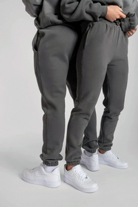 Survêtements à fermeture éclair intégrale survêtements à capuche et pantalons de survêtement amples en coton vierge de haute qualité personnalisés - Product Image 5
