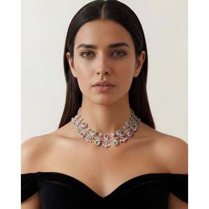 Collar de Diamantes con Turmalina Corset Code - Product Image 2