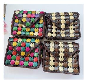 Coco-Eco Brand - Most Common 2024 Hecho a mano Coconut Shell Lady Bag Bolso-Colorido Multiusos - Product Image 3