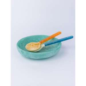 ชุดชามเรซิ่นสำหรับเสิร์ฟ2ชิ้นดีไซน์ด้วยมือสุดพิเศษคุณภาพและวัสดุในราคาที่ดีที่สุด - Product Image 6