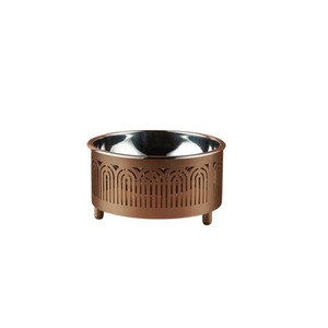 Luxury Look Golden Finished Chocolate Bowl Elegant Laser Design Stand for Home <b>Table</b> <b>Top</b> Serving Use <b>Decorative</b> Chocolate Bowl - Product Image 6