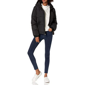 Veste d'hiver à capuche de haute qualité sur mesure avec fermeture éclair en gros - Product Image 6