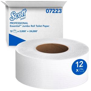 Scott White Bamboo <b>Toilet</b> Tissue <b>Jumbo</b> <b>Roll</b> Size 12 12-<b>Rolls</b> Per Pack Coreless Soft Gentle Skin Dot Factory Price for Home Use - Product Image 6