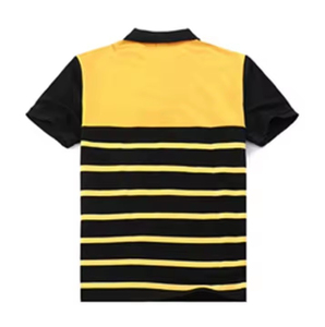 เสื้อโปโลสำหรับผู้ชายผ้าแคนวาสเสื้อโปโลแบรนด์2025สีทึบต่างกันเป็นมิตรกับสิ่งแวดล้อม - Product Image 2