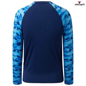 100% tela de poliéster diseño sublimado cómodo y transpirable hombres pesca camisas Casual manga larga pesca camisas - Product Image 3