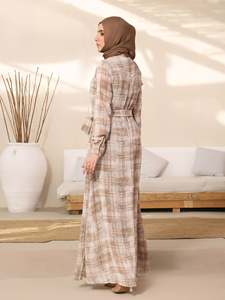 Abaya Kaftan pour femmes personnalisées dernier design élégant respirant Style arabe royal pour l'automne directement fabricant de Dubaï - Product Image 3