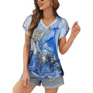 Camisetas informales de alto rendimiento para mujer, diseño ecológico de tela transpirable y estampado personalizado para mujer - Product Image 5