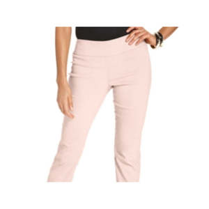 กางเกงคาปรีสีชมพูสำหรับผู้หญิงอัลฟานีไซส์ 12P แบบสวม กระชับสัดส่วน ช่วยเก็บหน้าท้อง สวมใส่สบาย - Product Image 2