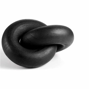 Grande chaîne de chapelet en bois à suspendre au mur, décoration moderne de style ferme en bois - Product Image 5