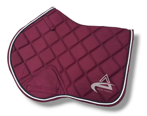 Almohadilla de sillín de caballo de secado rápido ecológica hecha en EE. UU. Tela de algodón cómoda estilo occidental Anti-retráctil transpirable protección de caballo - Product Image 2