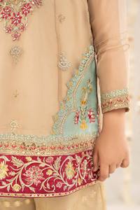 Traje Tradicional Pakistaní para Niñas, Lehenga Choli Elegante con Bordado para Fiestas y Bodas, Acrílico - Product Image 4