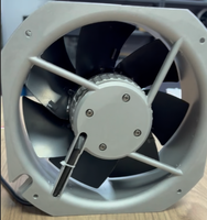 Ventilateur axial industriel carré en acier inoxydable à grand volume d'air 225*225*80mm, roulement à billes, contrôle de vitesse, OEM