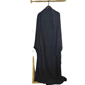 Vestido largo holgado con capucha para mujer, ropa Abaya para rezar, Jilbab musulmán, Abayas, Dubai, Turquía - Product Image 1