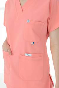 Confortable Durable femme personnalisé infirmière unisexe uniforme professionnel médical gommage ensemble pour l'hôpital clinique médecins sergé vêtements de travail - Product Image 6