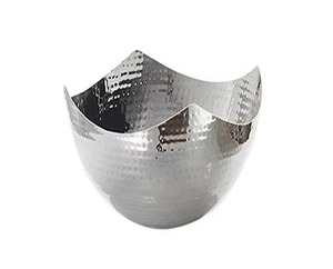 Elegant finish enhances the visual appeal of any dining setup beautiful serving metallic hammered <b>bowl</b> new arrival kitchenware - Product Image 4