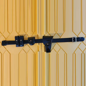 Ceinture en cuir tactique haute performance pour hommes réglable et résistante parfaite pour le camping, le trekking, le travail en plein air et la vie quotidienne - Product Image 1