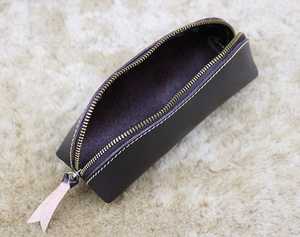 <b>Wholesale</b> Custom <b>Premium</b> Grain Leather Pencil Pen Zip Case Handcrafted <b>Cosmetic</b> Bag Kids Pouch <b>Premium</b> FBA Product - Product Image 6