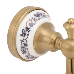 Gancho de Pared con Acabado Dorado de Latón para Toallas, Ropa, Abrigos, Accesorio para Baño y Cocina - Product Image 3