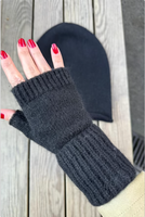 Gants d'hiver noirs premium sans couture pour femme, style streetwear, en textile turc de haute qualité (polyester/nylon), décontractés, sportifs et élégants