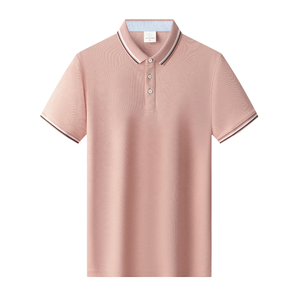 Camisa de Golf Personalizada para Hombre, de Alta Calidad, Informal de Negocios, Tejido Sólido, Transpirable, Opción de Talla Grande, Poliéster/Algodón - Product Image 6