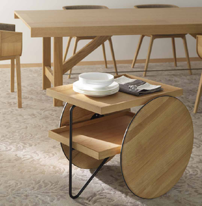 Carrito de Servicio Plegable de Madera, con Bandeja Extraíble, Disponible a Precios de Mayoreo - Product Image 4