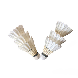 Pluma de Pato Rex para Bádminton, 4.9g, Velocidad 79, Profesional, con Logotipo Personalizado OEM - Product Image 1