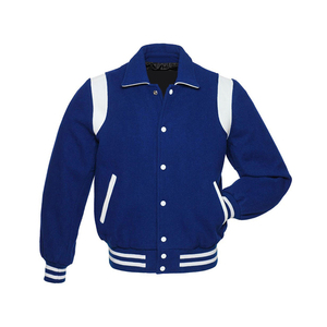 เสื้อแจ็คเก็ตเบสบอลทรงวาร์ซิตี้ คอตั้ง ปักลายเชนิลล์ กันลม สำหรับฤดูหนาว สไตล์ไฮสตรีท สำหรับผู้ชาย - Product Image 6