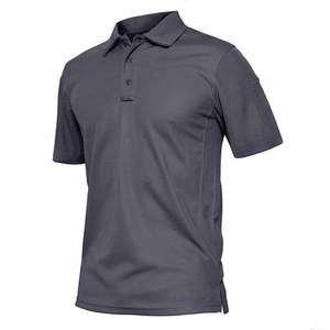 Camisetas Polo de golf para hombre con logotipo personalizado, Polo de manga corta, camisetas antiarrugas para hombre, polo al por mayor 100% algodón 2025 - Product Image 6
