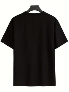 Men's Knitted Solid Color <b>Waffle</b> Pattern Casual T-<b>Shirts</b> with Pockets Crew Neck Short Sleeve Regular Fit Slight Stretch Fabric - Product Image 4