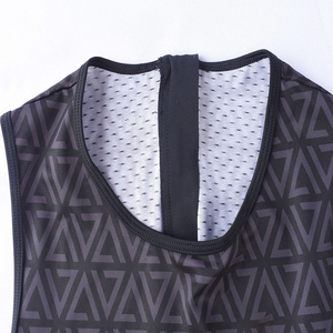 Trajes de triatlón sin mangas negros de nuevo diseño, ropa de Triatlón de bicicleta ligera, traje de tres personalizado - Product Image 2