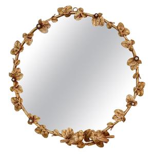 Well Selling Iron <b>Mirror</b> Art <b>Irregular</b> Circular Living Room Metal Frame Wall <b>Mirror</b> Decor Christmas Vintage Luxury Space Casual - Product Image 3