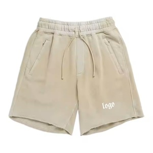 Custom Streetwear <b>Sweat</b> Distressed <b>Shorts</b> French Terry Fleece Heavy Cotton Casual Jogger Baggy Vintage Acid Wash <b>Shorts</b> - Product Image 1