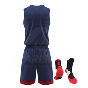 Nouveauté, uniforme de basket-ball réversible professionnel, vente en gros, prix bas, uniforme de basket-ball réversible - Product Image 3