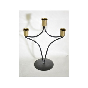 Bougeoir en métal en forme de coeur classique pour support de bougie de décor de table de dîner de restaurant - Product Image 6