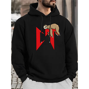 Pull-over de loisirs d'automne/hiver pour hommes, tricots et sweatshirts standard d'une couleur fabriqués en Chine - Product Image 1