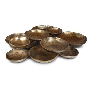 Cuencos para servir de aluminio asequibles pero elegantes, ideales para servir aperitivos, bebidas y fruteros sobre la marcha. - Product Image 1