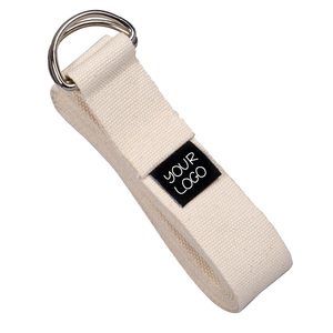 Correa de Yoga Ajustable y Resistente de Algodón Orgánico con Logotipo Personalizado para Yoga, Pilates y Fisioterapia - Product Image 4